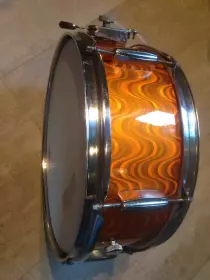 60's Arai with cool orange ripple wrap