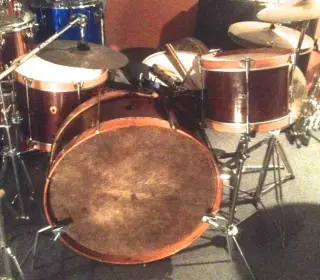 Old bass drum