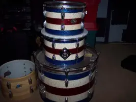 Red, white and blue slingerlands
