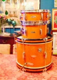 Mij orange sparkle floor tom