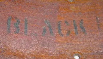 1925-32 LUDWIG &amp; LUDWIG 6.5 x 15 BLACK EBONIZED/INLAY SUPER-LUDWIG BAND MODEL