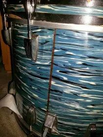 Whats it worth? Bowling ball blue oyster pearl wrap stripped from shell