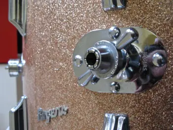 Rogers Cleveland Champgne with a 22&quot; bass drum...