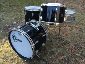 1960’s Gretsch Round Badge ‘Bop’ kit 12/14/18 -NOT conversion , THE REAL DEAL
