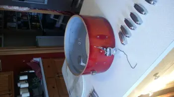 Rare Rogers 6.5 X 14 Red Glitter Holiday Snare