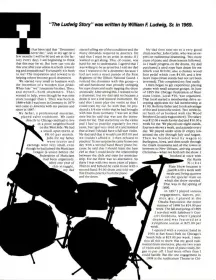 The Ludwig Story by William F. Ludwig, Sr. 1879-1973