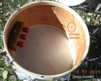 ID estate Slingerland bass drum