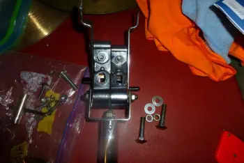 70's Gretsch double tom hanger nuts