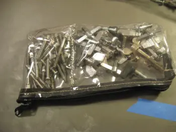 Organizing spare parts