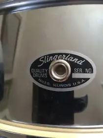 Slingerland snare drum question - no serial?