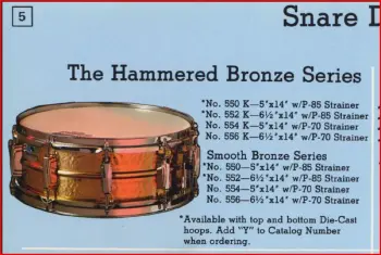 Hand hammered bronze Supraphonic