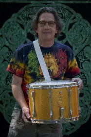 Vintage Ludwig Marching Snare, with odd dimension