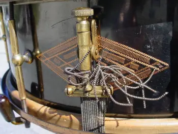 1920s-30s DUPLEX 5 x 14  “ARTIST MODEL” ALL METAL ENGRAVED/GOLD PLATED BLACK ***EL (C