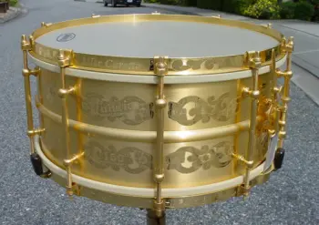 #1912 6.5x14 LUDWIG 100th ANNIVERSARY GOLD TRIUMPHAL