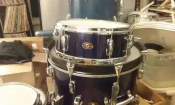 60s Blue Sparkle Slingerland Players kit 13,16,20,14sn