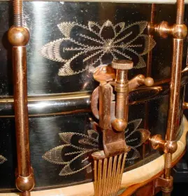 [B]1925-28 LUDWIG &amp; LUDWIG 6.5 x 14 12 PT. FLOWER-ENGRAVED DeLUXE MODEL [/B]