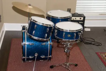 Slingerland Chicago Blue Sparkle - Finished - Pics