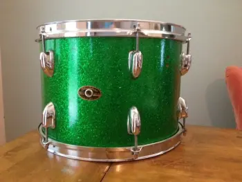 FOR SALE: Late 60s Slingerland 9x13 Green Glass