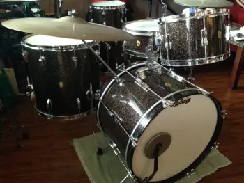 1965 Galaxy Club Date Double Bass kit PLAYER CONDITION.