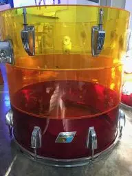 Ludwig Vistalite Tequila Sunrise Drum Set 70's