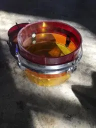Ludwig Vistalite Tequila Sunrise Drum Set 70's